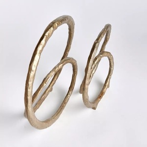 Sculpture Circulaire Faite à la Main, Décoration de Table Abstraite Géométrique, Figurine d'Art Minimaliste pour Salon - Product Image 3