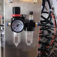 Chrome argent miroir placage Machine Nano pulvérisation pour le traitement de Surface de plastique métal bois et verre peinture équipement