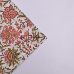 Serviettes de table en coton brodé à motifs floraux imprimés à la main Ridhi Wholesale, réutilisables pour mariages, hôtels, restaurants, vente en gros - Product Image 4