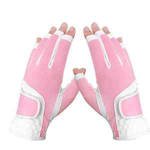 Guantes de Golf Blancos de Piel de Cabretta para Mano Derecha con Agarre, Transpirables, para Deportes al Aire Libre, Venta al Por Mayor - Product Image 3