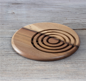 Posavasos y Alfombrillas de Madera con Forma Personalizada, 400 mm de Diámetro, Diseño Moderno, Antideslizantes, en Oferta - Product Image 5