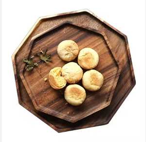 Plateau en bois, plateau de service en bois, plateau de petit-déjeuner en bois avec poignée personnalisée, fabricant en gros - Product Image 4