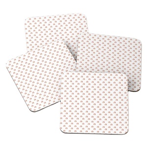 Popular Customized Square Round Wood & <b>Enamel</b> Printed Coasters Acacia Wooden Coasters with Non-Slip Pad <b>Cup</b> Coasters for Home - Product Image 1