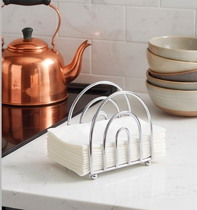 Porta Servilletas de Acero Inoxidable Hecho a Mano con Acabado Pulido Espejo, Perfecto como Accesorio Elegante para Mesa y Organización - Product Image 5