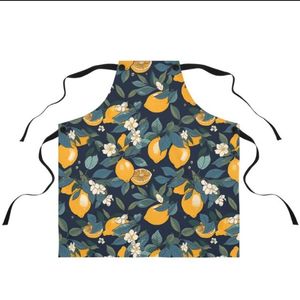 Delantal de cocina profesional con rayas de limonada rosa, babero, salón, Chef personalizado, diseñado para cocina con bolsillos para hombres y mujeres - Product Image 3