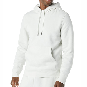 Wholesale High Quality Men's Winter Hoodies 100% Cotton Oversized <b>Velour</b> Half Zip Casual <b>Sweatshirts</b> Unisex Customized Design - Product Image 2