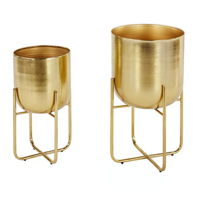 Brass Planter Pot <b>for</b> Home and Office Decoration Manufacturer and Exporter of Custom Designed Brass Home Planter Pot Hot Sale - Product Image 2