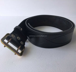 Ceintures en cuir véritable de vache, sur mesure, avec boucle en acier cousue, style antique Russie 1940, historiques - Product Image 2