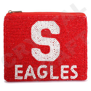Beautiful Premium Embroidery Beaded Coin Pouch with Handmade Beadwork and Elegant Compact Accessory Design - Product Image 6