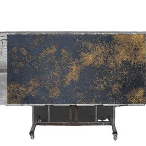 Panneau décoratif doré avec texture métallique artistique pour mur intérieur et espace commercial - Product Image 1