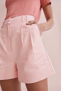 Fabricante de ropa en Vietnam, OEM ODM, pantalones cortos tejidos para mujer, ropa femenina, etiqueta personalizada, tela personalizada, ropa al por mayor - Product Image 4