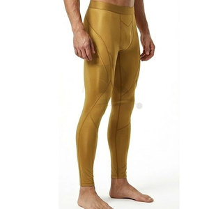 Collants de compression tendance pour hommes, taille élastique, séchage rapide, respirants, vêtements de sport, ajustement flexible pour la gym, l'entraînement, la course à pied et le fitness - Product Image 4