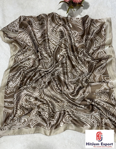 Customized Satin Printed <b>Scarf</b> Private Label Branding For Corporate Events Business Gifts Marketing Promotion Soft Luxury <b>Scarf</b> - Product Image 4