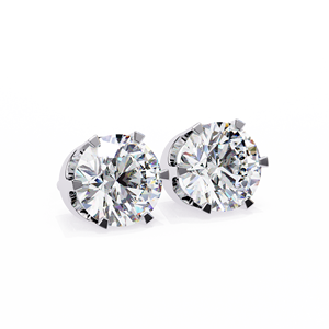 Luxury <b>Tops</b> Round Cut E VS 1ct Each Lab Grown Diamond 14K Gold IGI Certified <b>Earring</b> <b>Tops</b> for Gift Party & Anniversary - Product Image 6