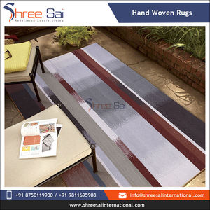Hot Sale Handwoven Cotton <b>Flat</b> Weave <b>Rug</b> Reversible Soft Carpet Living Room Classic Modern Bedroom Eco Friendly Dhurrie Pet - Product Image 3