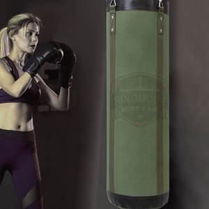 Sacos de Boxeo de Cuero Resistentes, Ajustables e Impermeables, con Relleno de Arena, Personalizables, Equipo de Fitness de Alta Calidad - Product Image 3