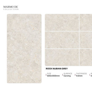 แผ่นพอร์ซเลนแกะสลักลายพื้นผิวแบบไดนามิก ขนาด 60x120 ซม. 600x1200 มม. 24x48 นิ้ว คุณภาพพรีเมียม ลวดลายมิติ สำหรับโครงการสมัยใหม่ - Product Image 1