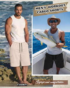 Shorts de sport décontractés pour hommes de haute qualité, personnalisables avec logo, en coton 100 %, coupe oversize, pour l'été et la gym - Product Image 4