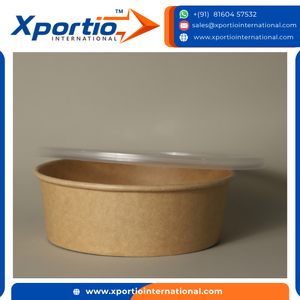 Best Quality Custom Printed Fruit Salad <b>Bowl</b> Pet <b>Lid</b> Kraft Paper Biodegradable Eco-Friendly Oil Water Leak Proof for Food - Product Image 2
