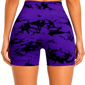 Ensemble de shorts de yoga pour femmes, 6 pièces, solides, extensibles, sans couture, confortables, tendance, prêts pour la salle de sport, flexibles, respirants - Product Image 6