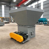 Broyeur de fertilisant à dents crantées entièrement automatique et robuste 15/22kW, sortie 3-30mm, pour déchets organiques et compost