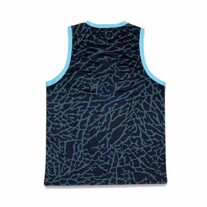 Ensemble de maillots de basket-ball unisexes personnalisés, débardeur sans manches, short, tissu respirant, extensible dans quatre sens, polyester écologique, été - Product Image 3