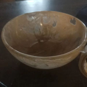 ชามเรซิ่นขนาดใหญ่ งานแฮนด์เมดจากอินเดีย งานศิลปะเรซิ่น สีวินเทจใหม่ ดีไซน์โดดเด่นไม่ซ้ำใคร - Product Image 1