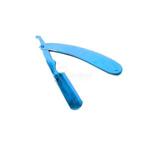 Navaja de afeitar profesional de alto brillo con mango blanco para un afeitado limpio y cuidado facial de calidad profesional. - Product Image 6