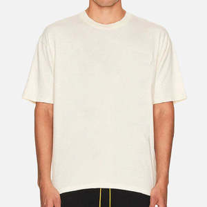 custom 250 300 GSM Blank <b>Box</b> Tee T Shirt <b>Drop</b> Shoulder Boxy Fit Crop T-shirt Oversized Heavyweight - Product Image 2