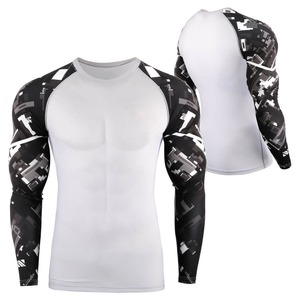 Wholesale Price Swim <b>Shirt</b> Quick Dry Rush Guard <b>Beach</b> Rash Jogging Wear Men Running Clothes Fabric Printing Clothing - Product Image 5