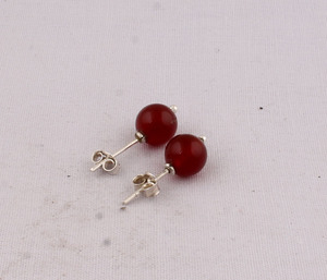 Wholesale <b>Red</b> Onyx <b>Earrings</b> 925 Sterling Silver Bold <b>Red</b> Gemstone <b>Drop</b> <b>Earrings</b> B2B Jewelry Supplier Handmade <b>Red</b> Onyx Jewelry - Product Image 4