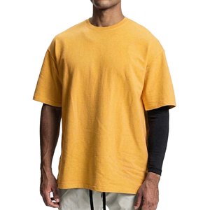 T-shirts vierges pour hommes en bambou ultra doux 180G, écologiques, confortables, décontractés, sportifs, pour le loisir, avec logo personnalisé - Product Image 3