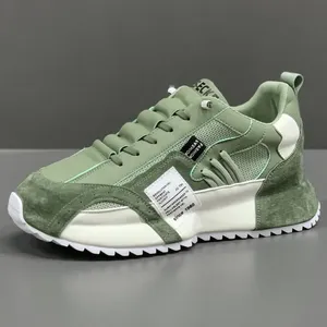 Zapatillas de deporte para hombre, zapatos informales con plataforma, zapatos para correr con cordones de malla, zapatos vulcanizados de diseñador de talla grande, zapatos cómodos de tendencia para hombre - Product Image 2