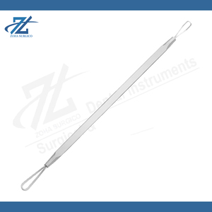 เครื่องมือกำจัดสิวหัวดำ สิวอักเสบ คุณภาพสูง ผลิตจากสแตนเลสอย่างดี หัวคู่ สีดำ สำหรับใบหน้าและจมูก - Product Image 3