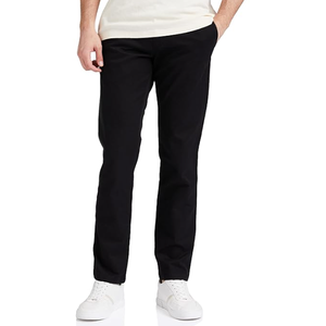 Men's Straight Casual Canvas Mid Waist Lightweight Breathable Eco-Friendly Colored <b>Summer</b> <b>Trousers</b> Hot Sale Custom Logo Design - Product Image 1