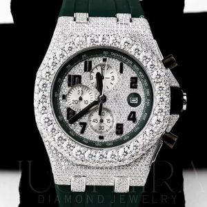 Wholesale Supply Stylish Moissanite Diamond Watch for Women Luxury Fashion <b>Wristwatch</b> with Sparkling Available At Best Price - Product Image 5