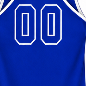 Royal Blue <b>White</b> Swim <b>Tank</b> <b>Top</b> Sleeveless Racerback Lightweight Quick Dry Breathable Training Performance Athletic Swimwear - Product Image 6