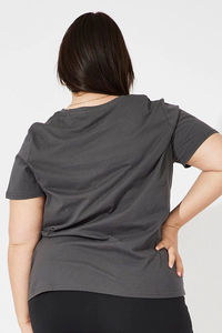 Camiseta Gráfica de Verano para Mujer, Tallas Grandes, Estilo Casual, 100% Algodón, Venta al Por Mayor - Product Image 4