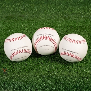 Pelota de Béisbol Profesional de 9 Pulgadas, Grado Competición, 85% Lana, Cuero de Vaca, Utilizada en las Grandes Ligas, para Bate de Aluminio o Madera - Product Image 1