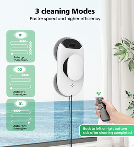 Nouveau robot de nettoyage de vitres entièrement automatique et écologique pour hôtels et foyers, contrôlé par application, navigation intelligente électrique, double réservoir d'eau - Product Image 1