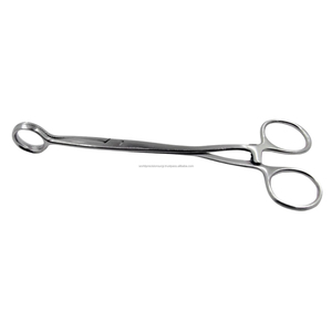 Pinzas quirúrgicas Collins para sujeción de lengua, de acero inoxidable, para cirugía oral, odontología y medicina. - Product Image 4