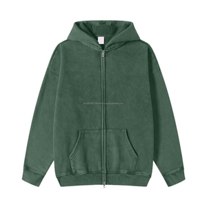 <b>Cheap</b> Price Men Acid Wash Customized Slim Fit Fleece Eco-Friendly 100% Cotton Thermal Hoodies for Men - Product Image 3