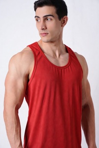 Débardeurs Blancs Sans Manches pour Hommes, Légers et Décontractés, 100% Coton, Vêtements de Sport et de Fitness pour la Gym, 120g, Vente Chaude - Product Image 3