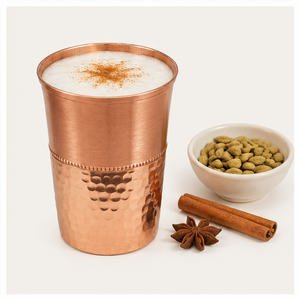Pure <b>Copper</b> Tumbler Set Hammered <b>Copper</b> Glass for Ayurvedic Health Benefits Eco-Friendly Food-Grade Drinking <b>Cups</b> for Home - Product Image 4