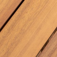 Table basse ronde en bois d'acacia Vandana Amber Design (Ø80 cm) Mura
