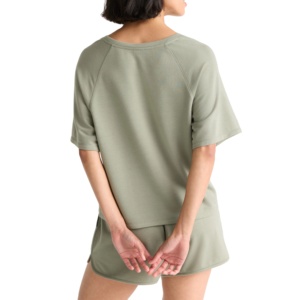 Ensembles pour femmes décontracté été ensemble court à manches courtes coupe ajustée 100% coton surdimensionné correspondant 2 pièces ensemble femmes 2026 HI - Product Image 6