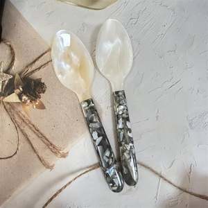 ช้อนตักดอกบัวไข่มุก2025ทำด้วยมือสุดหรูช้อนสำหรับเป็นของขวัญและของตกแต่ง - Product Image 3