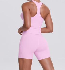 Ensemble de sport sans couture pour femme, tenue de yoga, vêtements de fitness, survêtement sportif uni pour l'automne - Product Image 3