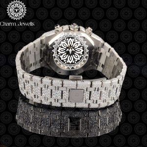 Reloj Charm_Jewells de Lujo en Acero Inoxidable, Esfera Redonda de 40 mm, Cristal de Zafiro, Cuarzo Analógico, Diseño Unisex de Moda - Product Image 4