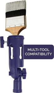 Extensor <span class=keywords><strong>de</strong></span> Brocha Multiángulo para Pintar, Herramienta para Pintar Bordes en Techos Altos, Soporte para Barra <span class=keywords><strong>de</strong></span> Extensión - Product Image 4